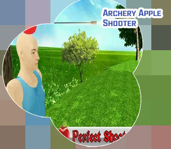Apple archery game