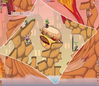 Worms flash game